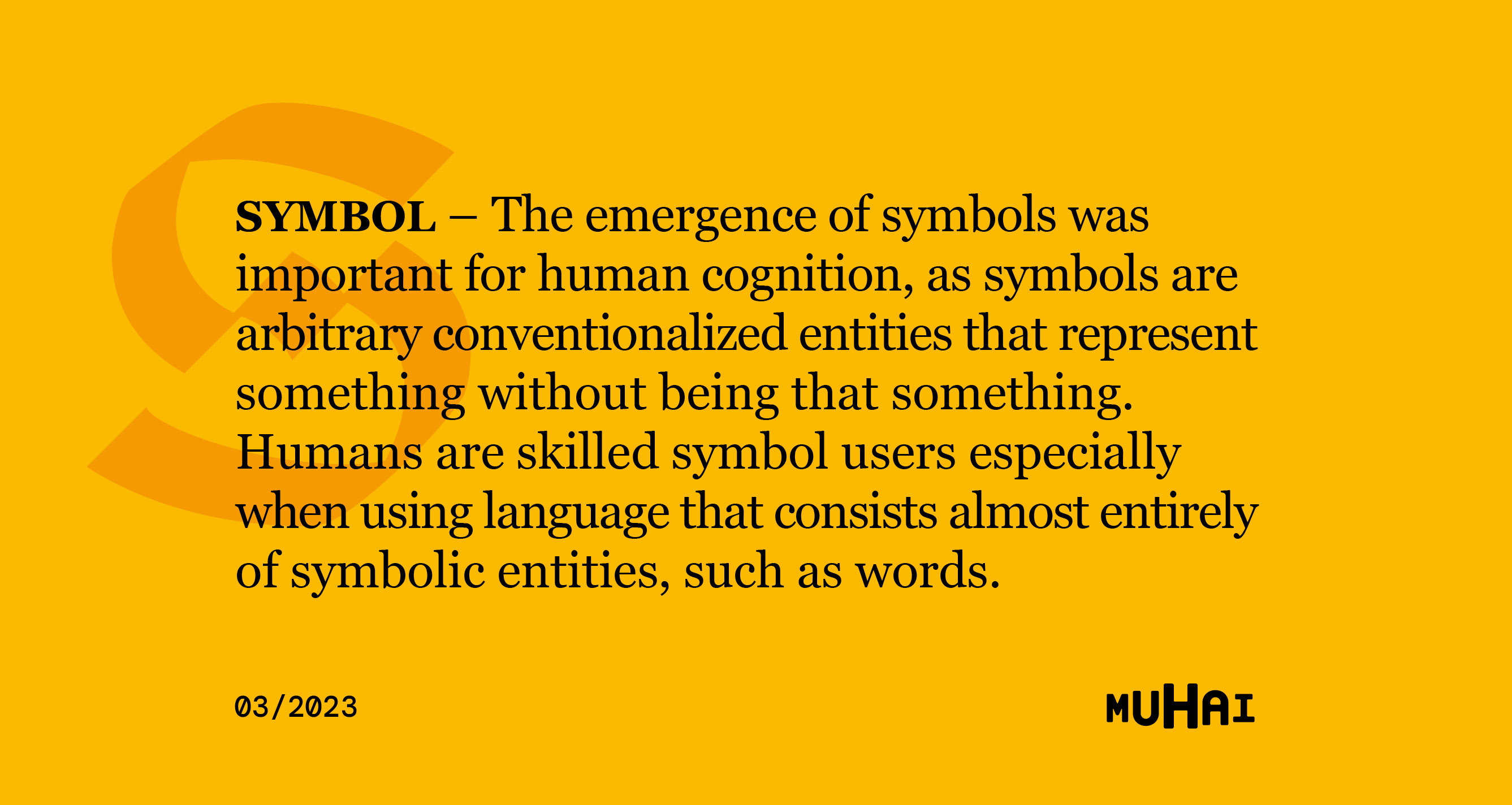 March 2022 Word of the month: Symbol
